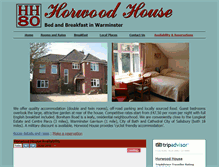 Tablet Screenshot of horwoodhousewarminster.co.uk